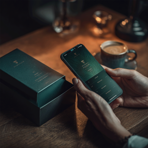 person scanning product
